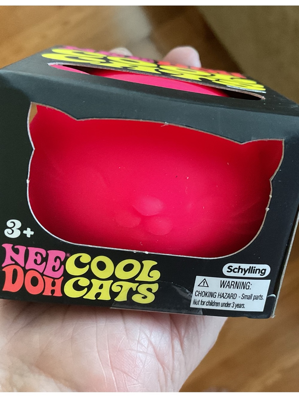 NEW NeeDoh Pink Cool Cats Squishy